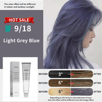 Crème colorante pour cheveux permanente Purestyle, ingrédients naturels, application facile, couleur longue durée, couvre les cheveux gris