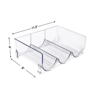 Organizador de botellas de agua PET, estantes para vino, refrigerador, botella de agua, estante para botellas de agua - Product Image 5
