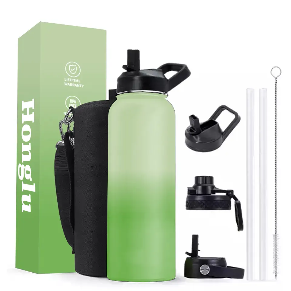 Top Selling Eco friendly Gym Drink Double Wall Sport Insulated Custom Stainless Steel Water Bottle