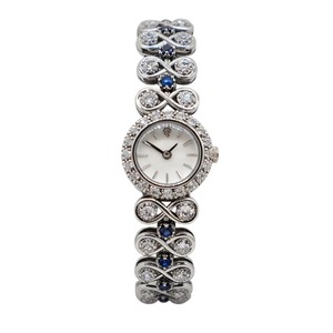Reloj de Cuarzo de Lujo Personalizado al por Mayor para Mujer, de Latón, con Cristal, Ligero, con Puntero, Resistente al Agua 3BAR, con Cadena de Diamantes Brogue - Product Image 2