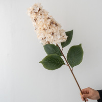 Offre Spéciale – Fleurs d'hortensia artificielles en soie brodée Baota, haut de gamme, style vintage, pour décorations de mariage et de fête