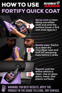 Cire <span class=keywords><strong>de</strong></span> voiture en spray, revêtement <span class=keywords><strong>céramique</strong></span> liquide <span class=keywords><strong>pour</strong></span> voitures neuves et anciennes avec <span class=keywords><strong>peinture</strong></span>, lavage sans eau, finition haute brillance, 24 fl oz - Product Image 3