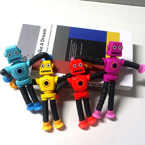 Jouets de Noël en plastique télescopique pour le Nouvel An, décorations de Noël, jouets à ventouse pour enfants et farces pratiques - Product Image 1