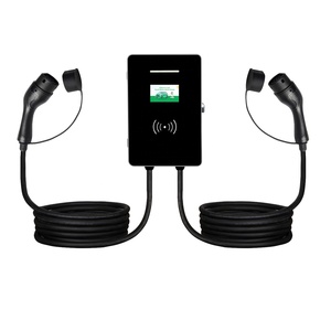 Vente en gros usine – Station de recharge murale double pistolet pour VE, 14 kW, 22 kW, 44 kW, GBT Type 2 Type 1 - Product Image 1