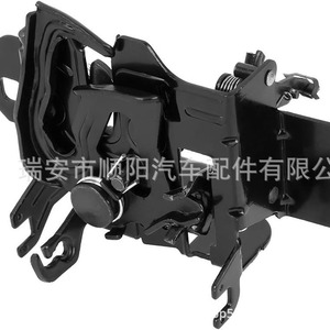 Cerradura de Capó para Volkswagen 1J0823509E, Acero Negro, Repuesto para Bora y Golf - Product Image 1