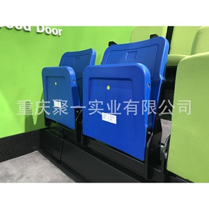 Gradas Eléctricas Retráctiles Plegables Azules para Campos Deportivos, Escuelas y Teatros - Product Image 4