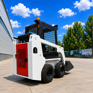 5 EPA Gasolinel Skid Steer Mini Track Skid Steer Loader JJS35 With Forest <b>Mulcher</b> <b>Lawn</b> <b>Mower</b> - Product Image 1