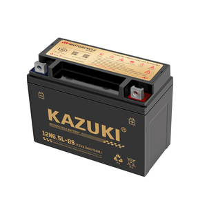 12N6.5L-BS <span class=keywords><strong>KAZUKI</strong></span> precio de fábrica 12V 6.5AH Aki Motor sellado sin mantenimiento GEL motocicleta batería de plomo ácido - Product Image 2