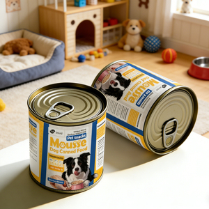 Alimento Húmedo Enlatado para Perros y Gatos, Partículas Grandes de Carne, 400g, Pescado, Cordero, Múltiples Sabores, Nutritivo - Product Image 1