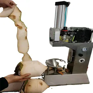 industrial full automatic coconut peeling machine/pineapple peeler(coringslicing)