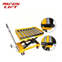 MIFONLIFT Chariot à plateforme roulante hydraulique manuelle 150kg-2000kg avec roues