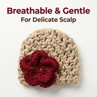Gorro de Bebé Tejido a Mano 100% Algodón, Tejido Suave y Transpirable con Bordado Floral y Flor 3D Grande, Unisex para Niños