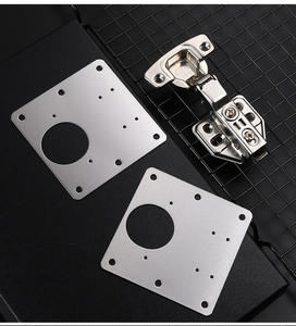 Modern Stainless Steel <b>Door</b> <b>Hinge</b> <b>Repair</b> <b>Kit</b> Durable Furniture Hardware for Home Office Cabinet Easy Fixing <b>Hinge</b> Plate Board - Product Image 6