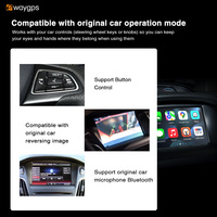 Módulo Inalámbrico Inteligente Carplay Ewaygps al por Mayor, Caja Android Auto para Ford con Sistema SYNC 2, Pantalla Original de 8 Pulgadas, 2015-2018