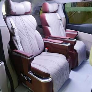 Asiento de Cuero de Lujo Modificado con Funciones de Aviación para Mercedes Vito Clase V W447 Hiace, Tapicería de Cuero Premium - Product Image 3