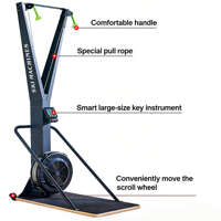 Máquina de Esquí de Resistencia Mecánica para Entrenamiento Aeróbico, Equipo de Gimnasio Comercial de Alto Rendimiento
