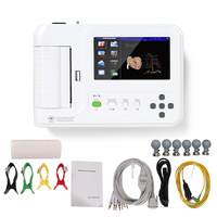 CONTEC mesin ECG600G 12 canali monitor ecg portabel murah monitor ecg