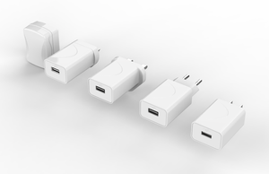 Đối với ul FCC phê duyệt kép USB du lịch sạc Power <span class=keywords><strong>Adapter</strong></span> PSE 5V 2A 9V 1A 12V 1A tương thích Android điện thoại Kindle PC Plug-in - Product Image 2