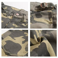 Jeans cargo décontractés pour hommes, style rétro, coupe droite, camouflage, haute qualité, polyvalents et tendance
