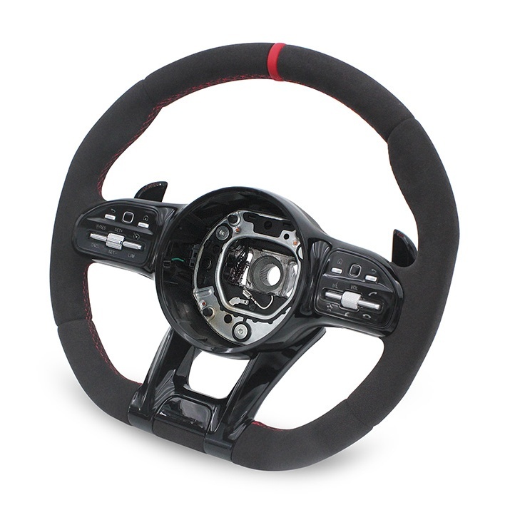 Auto Assembly Suede Steering Wheel (Mercedes-Benz Fitment), photo 2