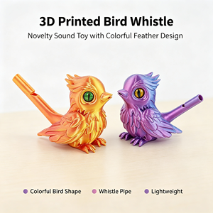 Juguete de Silbato de Pájaro Impreso en 3D, Juguete Divertido que Emite Sonidos, Juguete Musical con Forma de Pájaro, Decoración de Escritorio, Regalo Navideño, Recuerdo de Fiesta - Product Image 6