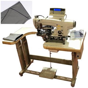 Machine industrielle automatique à ourler les bas de jeans, point de chaînette et point noué, haute vitesse, programmable avec moteur et engrenage - Product Image 5