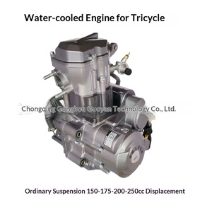 Tricycle avec moteur monocylindre refroidi par eau 150 175 <span class=keywords><strong>200</strong></span> 250, embrayage manuel, transmission par arbre, installation universelle, en stock - Product Image 4