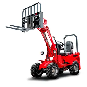 Mammut Máy Xúc Nhỏ Gọn Máy Xúc Bánh Xe Điện Nhỏ Tải Trọng 500Kg