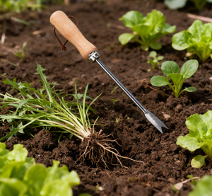 Vente flash : Désherbeur en acier inoxydable avec manche en bois, désherbeur pour un désherbage efficace du jardin - Product Image 6