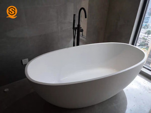 Baignoire autoportante en acrylique sur mesure, design moderne en forme d'œuf, pour <span class=keywords><strong>spa</strong></span> extérieur, usage domestique, hôtels et villas - Product Image 5