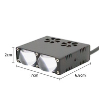 Foco LED RGB Súper Brillante de 12V y 40W, Luz para Parrilla de Coche para Vehículos Todoterreno