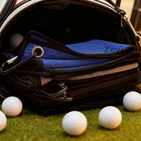 Custom Logo Golf Towels 16"X16" Durable Microfiber Waffle Pattern with Carabiner Clip Suitable for Men's Golf Gifts