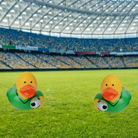Jouets de bain en caoutchouc personnalisés pour enfants, jouets de bain en forme de canard, imprimés avec des motifs exclusifs