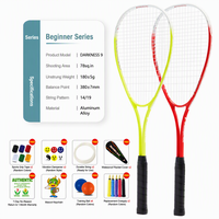 Ensemble de raquettes de squash SwiftAce pour débutants, accessoires complets, cadeau, fibre de carbone ultra-légère SA-320, hommes, femmes, entraînement, nouveaux joueurs