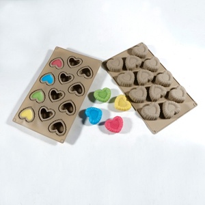 Molde para Hornear en Forma de Corazón con 12 Franjas Verticales, Molde para Decoración DIY de Acción de Gracias y San Valentín - Product Image 3