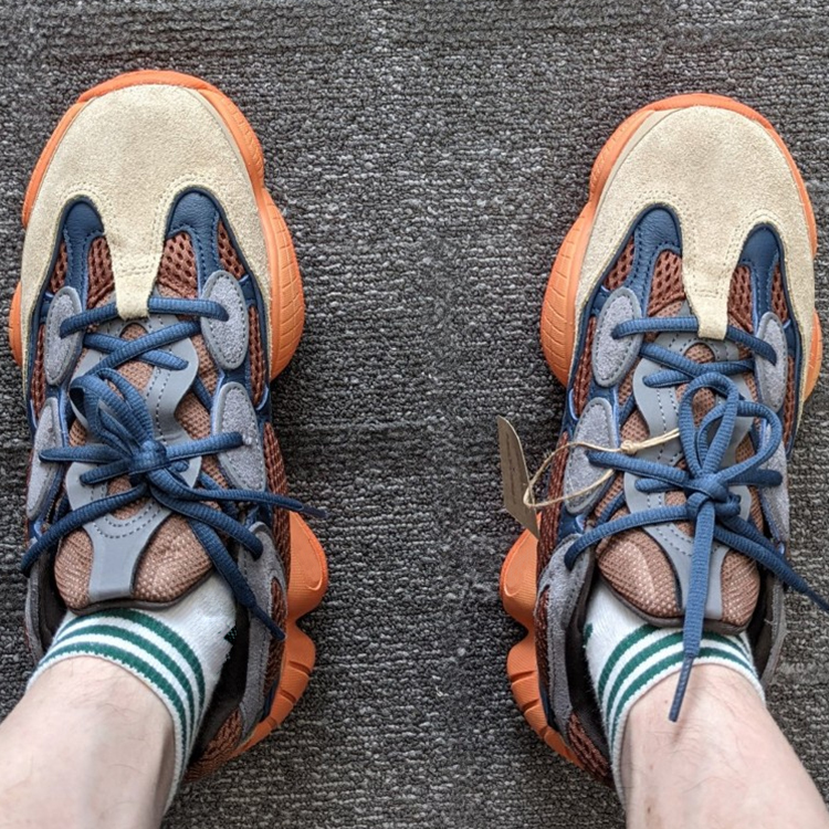 Кроссовки Yeezy 2021 женские и мужские спортивные, мягкие кеды розового и черного цвета с изображением соли Суперлуны, костяного белого цвета, 1:1, 500