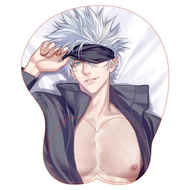 Gojo Satoru Silicone Wrist Mouse Pad 3d Mouse Mat Custom Design Gaming Mouse Pad Ergonomics Con Apoyo De Gel