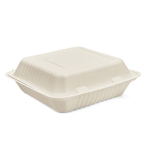 Boîte de canne à sucre anti-fuite Service OEM anti-fuite pour restaurant compostable de qualité alimentaire à emporter avec couvercle Utilisation de restaurant - Product Image 2