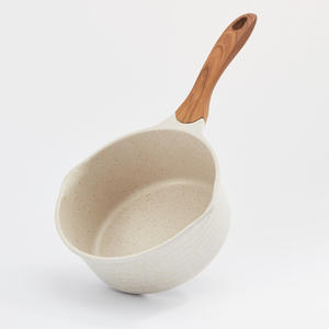 JEETEE — ensemble d'ustensiles de cuisine antiadhésifs, en aluminium moulé sous pression, avec couvercle en verre de Silicone, blanc créatif, 11 pièces, cuisine et repas de Style allemand - Product Image 6