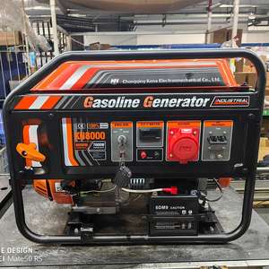 पोर्टेबल पेट्रोल गैसोलीन जनरेटर 5kw 6kw पेशेवर पेट्रोल इंजन खुला फ्रेम - Product Image 2