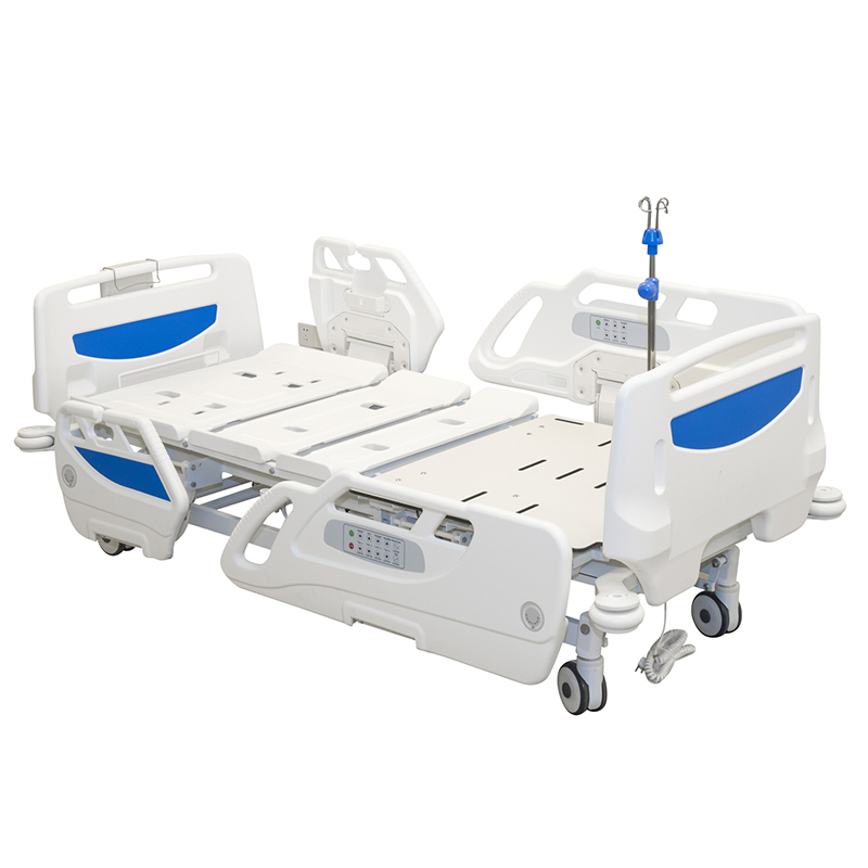سرير طبي موديل شائع MN-EB003S تعديل الظهر خمس وظائف كهربائية ICU