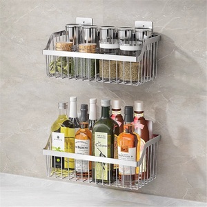<b>Kitchen</b> Standing Type Modern 304 Stainless Steel Non-folding <b>Storage</b> <b>Racks</b> Fruit and Vegetable Baskets Sundries <b>Racks</b> - Product Image 2
