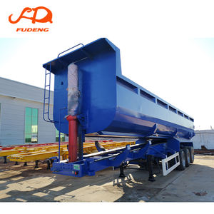 Semirremolque Volquete Trasero de 3 Ejes de Alta Capacidad de Carga, Semirremolques Volquete de Descarga Trasera, Remolque Volquete para Residuos de Minería - Product Image 3