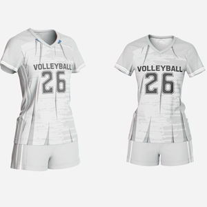 Camisetas de voleibol de equipo de diseño libre, ropa de voleibol para mujer, uniforme de voleibol elástico - Product Image 3