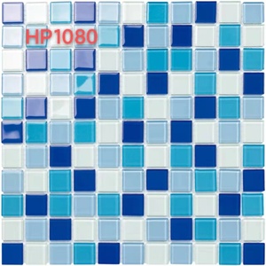<span class=keywords><strong>Mosaico</strong></span> Foshan JBN, superventas, 300*300, azulejos de <span class=keywords><strong>mosaico</strong></span> de cristal azul para piscina, precio al por mayor, malla fuerte de alta calidad - Product Image 5
