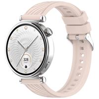 Bracelet de montre Line Wood Grain Design pour Huawei GT4 Watch Bracelet de montre en cuir
