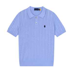 T-shirt <span class=keywords><strong>polo</strong></span> en tricot personnalisé pour homme avec logo brodé, coton de haute qualité, manches courtes, <span class=keywords><strong>polo</strong></span> pour homme, Habits Homme - Product Image 6