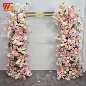 SMOOTH - Arco de Flores de Seda Rosa al por Mayor, Tela para Fondo de Arco, Flores para Decoración de Bodas - Product Image 1
