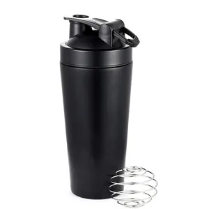 Roestvrijstalen Shaker Flessen Met Draad Garde Ballen Shaker Cup Blender Melkfles