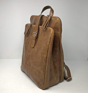 Real Handmade Pure Leather New Arrival Western Designer Hand <b>Tooled</b> Hot <b>Backpack</b> High Quality Genuine Leather <b>Backpack</b> for Women - Product Image 2